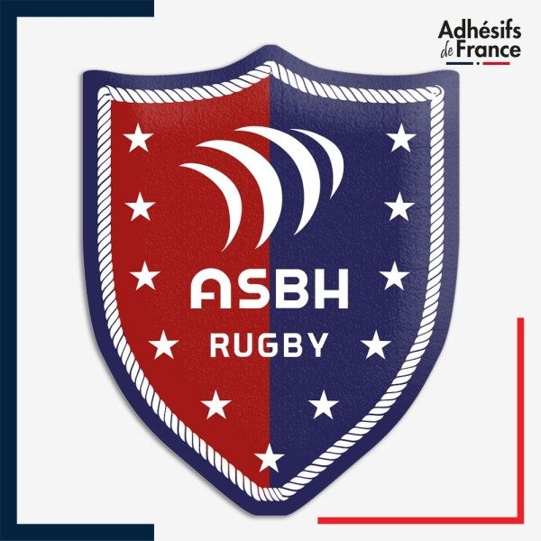 Sticker logo rugby - ASBH - Association sportive de Béziers Hérault