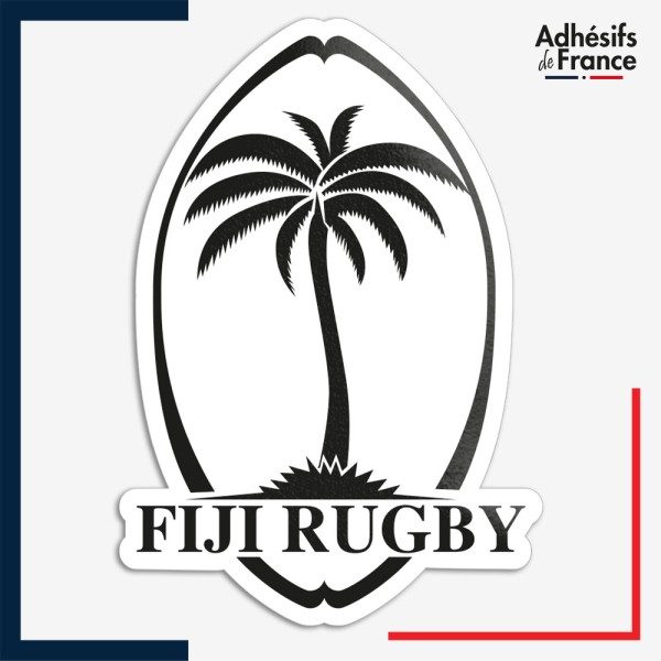Sticker logo équipe des îles Fidji - Fiji Rugby - The Flying Fijians (Les Fidjiens volants)