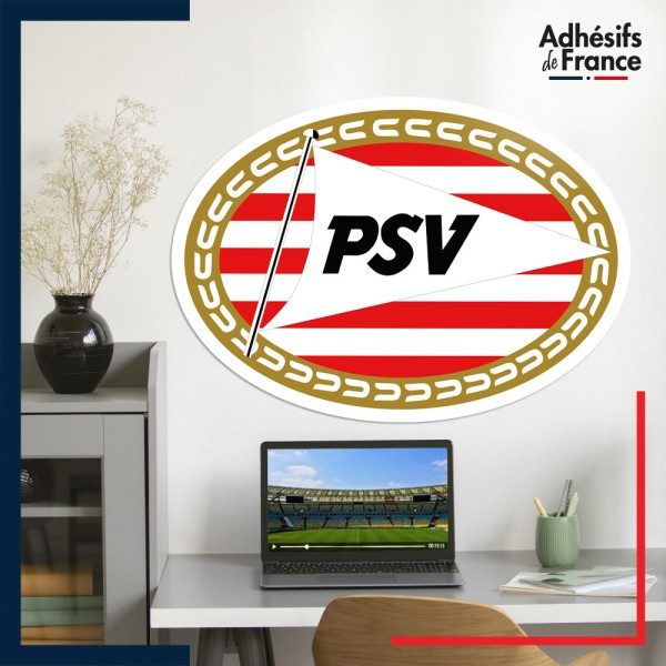 Adhésif grand format écusson Football - Club PSV Eindhoven
