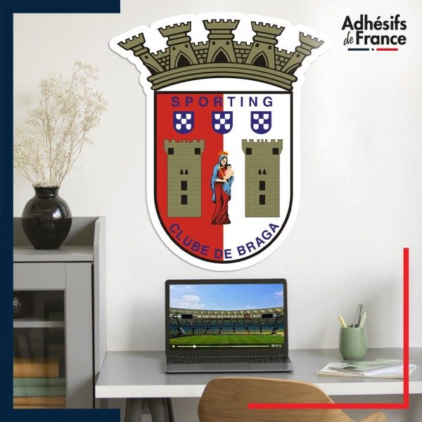 Adhésif grand format écusson Football - Club Sporting Club Braga