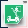 étiquettes adhésives norme iso 7010 fenêtre en cas d'évacuation